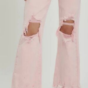 Women’s size 1 (25” waist) Risen Jeans high rise distressed jeans